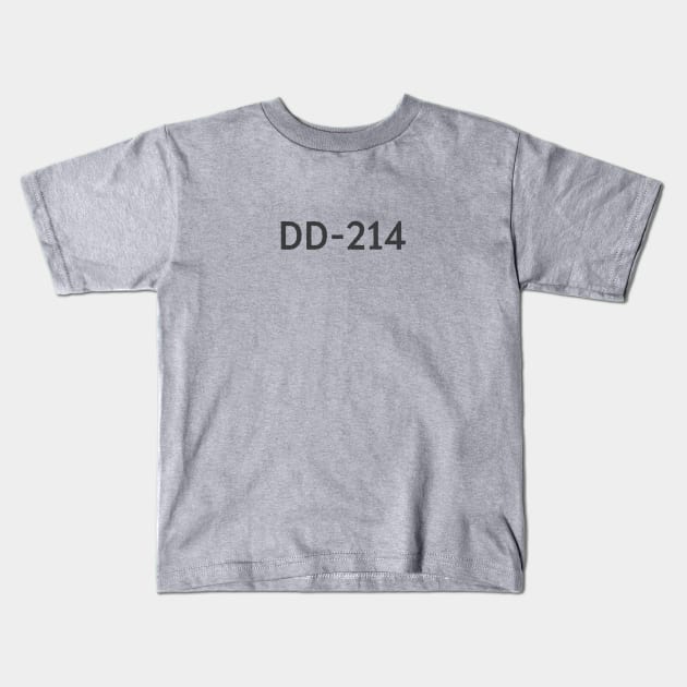 DD-214 Kids T-Shirt by ReaperShoppe